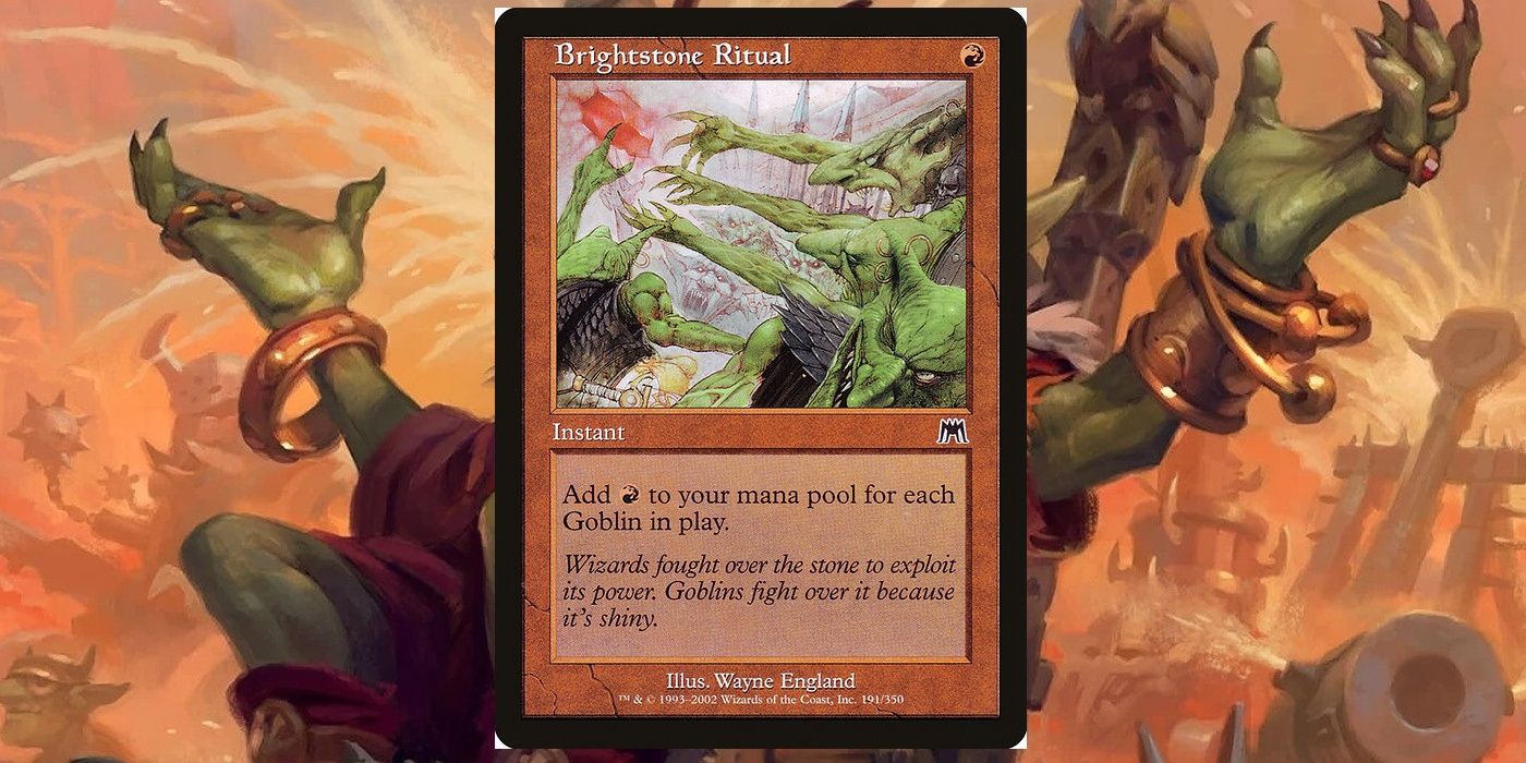 cartão mtg ritual de Brightstone