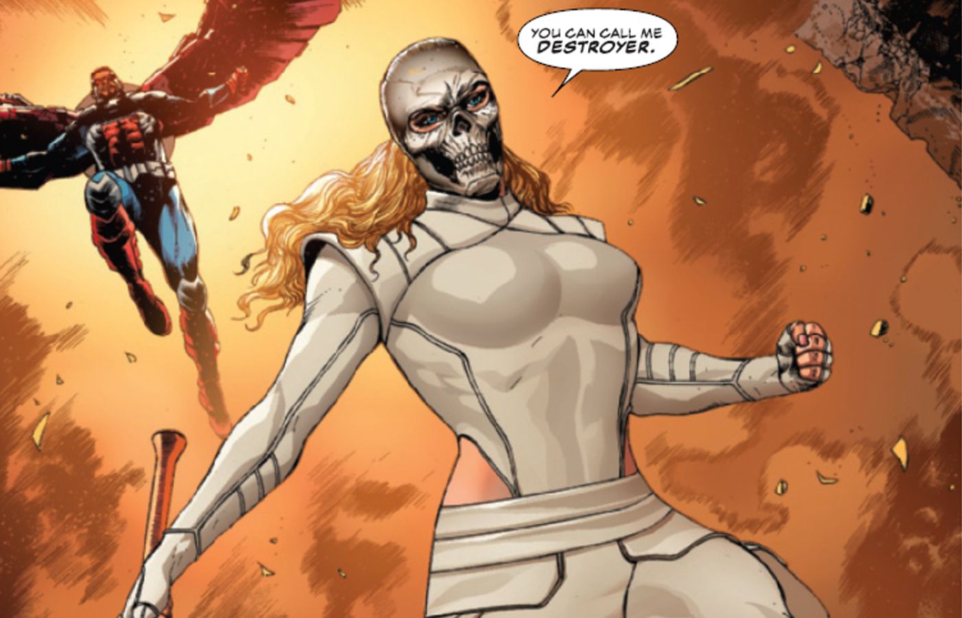 sharon carter confrontando peggy carter e se revelando como a nova destruidora