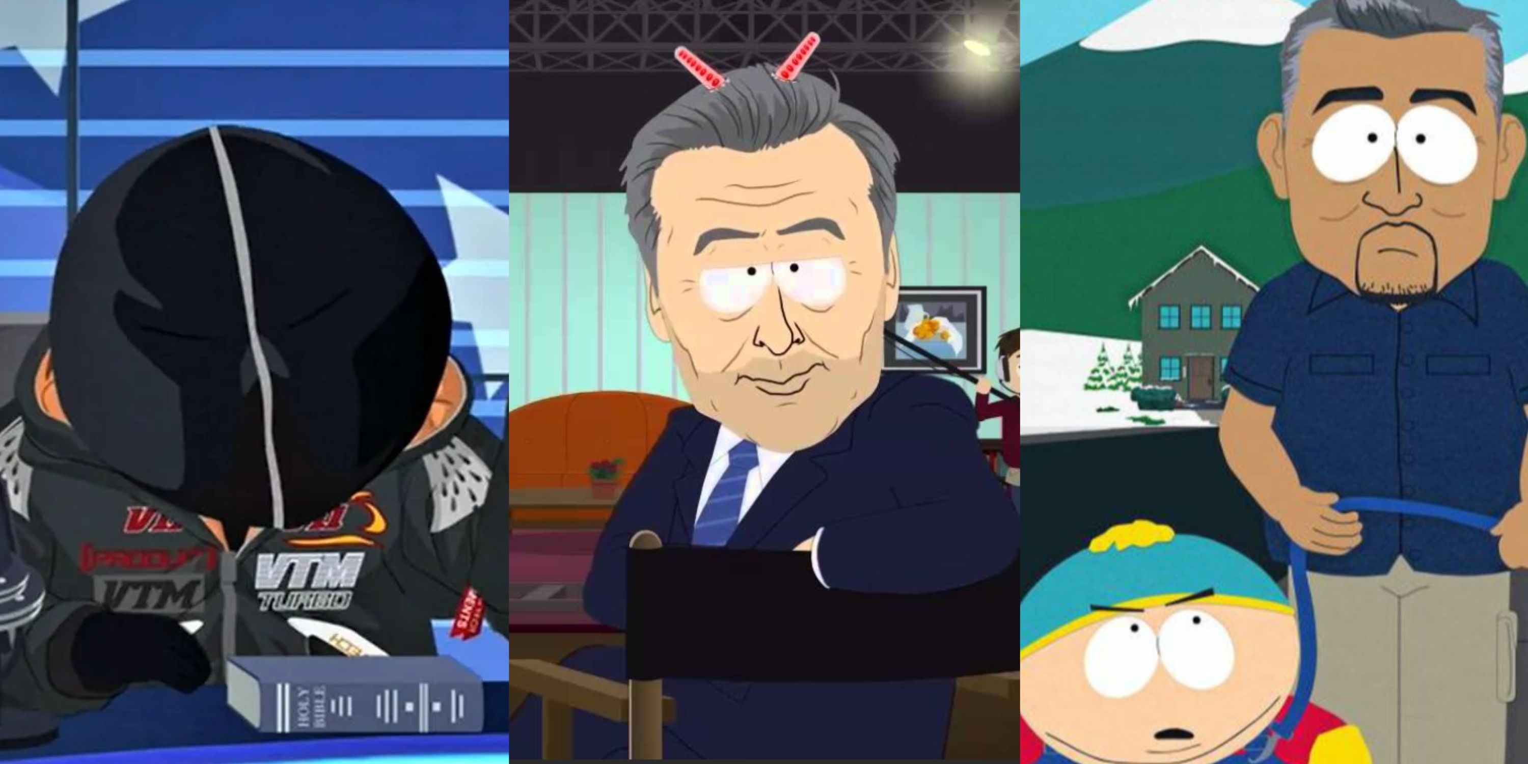 South Park Cartman as Kanye West, Alec Baldwin, Cesar Millan walking Cartman