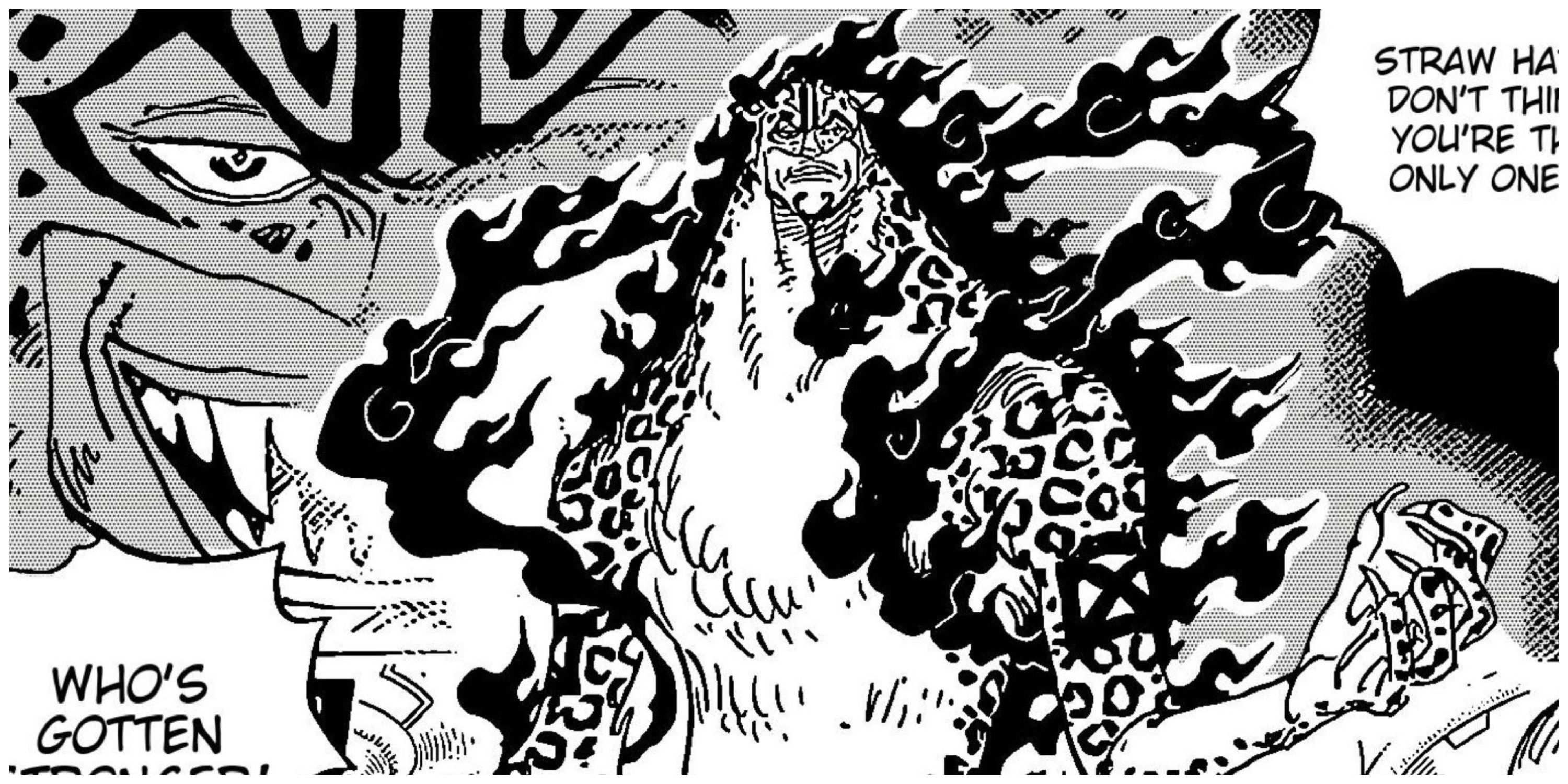 Rob Lucci debuts his Awakened Devil Fruit, the Cat-Cat Fruit: Model Leopard, in One Piece's Egghead Arc
