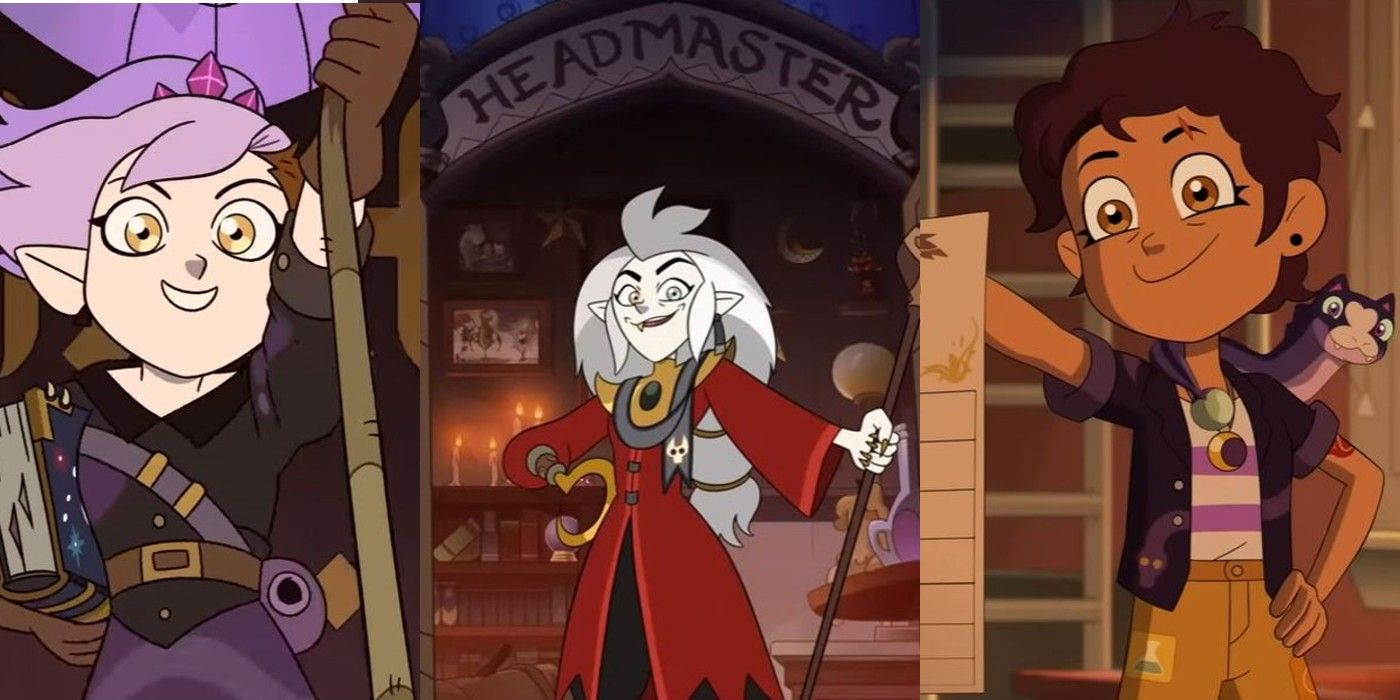 Vee finding her look (The Owl House, season 3 episode 1)