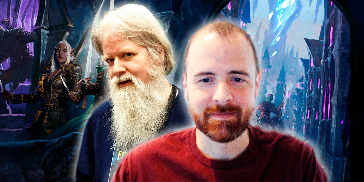 D&D's Forgotten Realms Creator Ed Greenwood and Neverwinter EP Brett Norton.