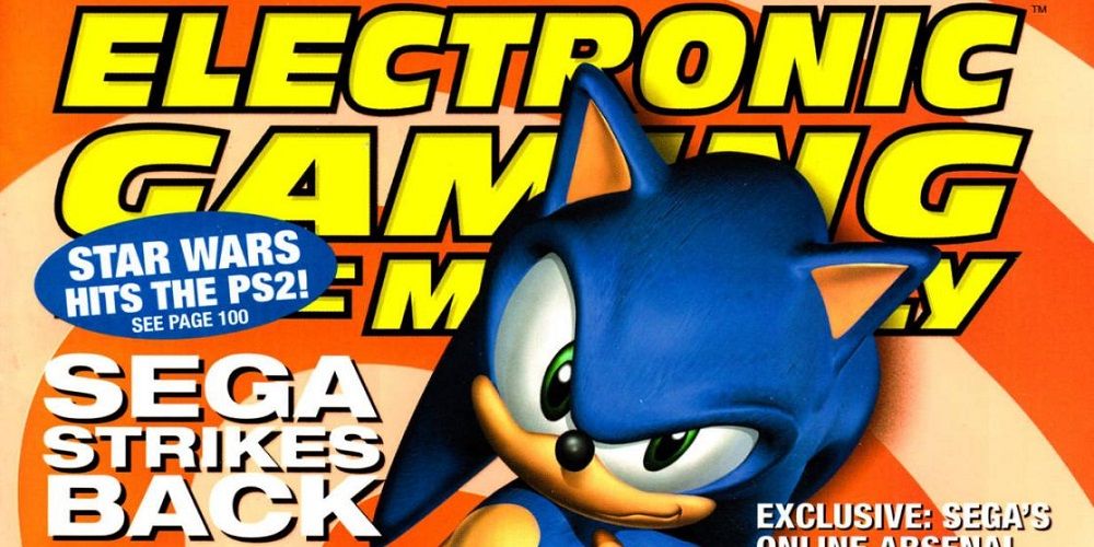 Capa do Electronic Gaming Monthly com Sonic the Hedgehog