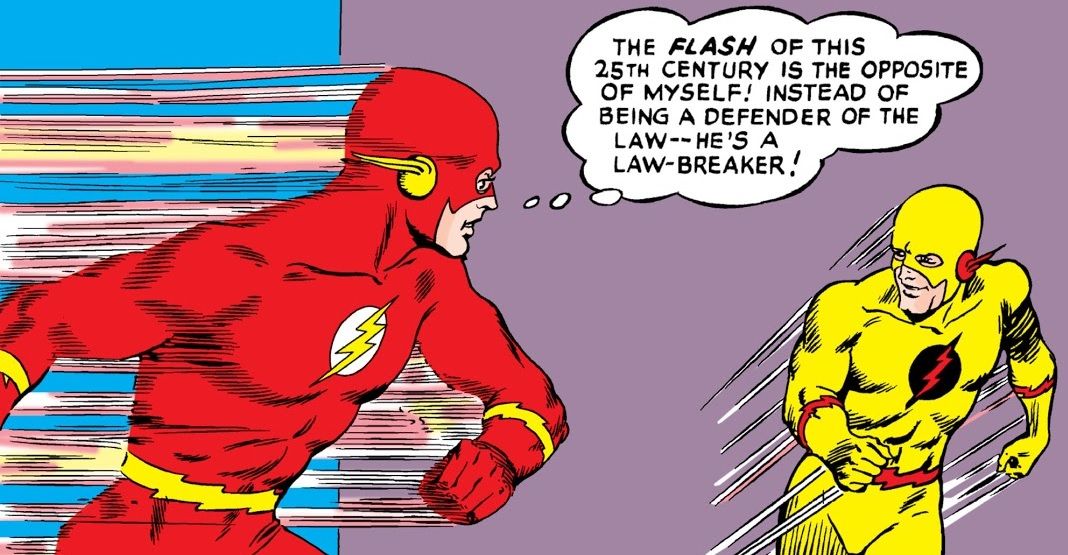 The debut of the Reverse-Flash in The Flash #139