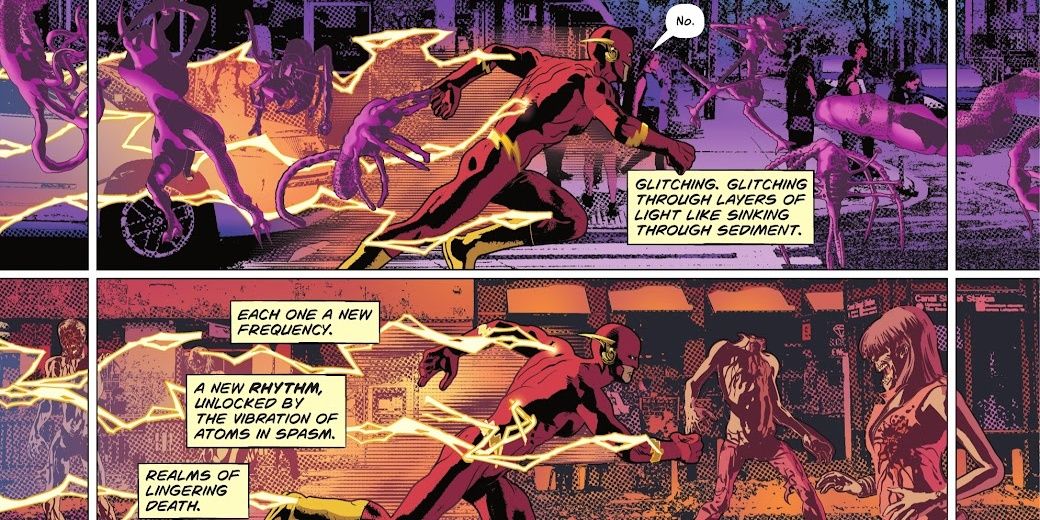 Wally West percorre horrores sobrepostos no Flash #800 da DC.