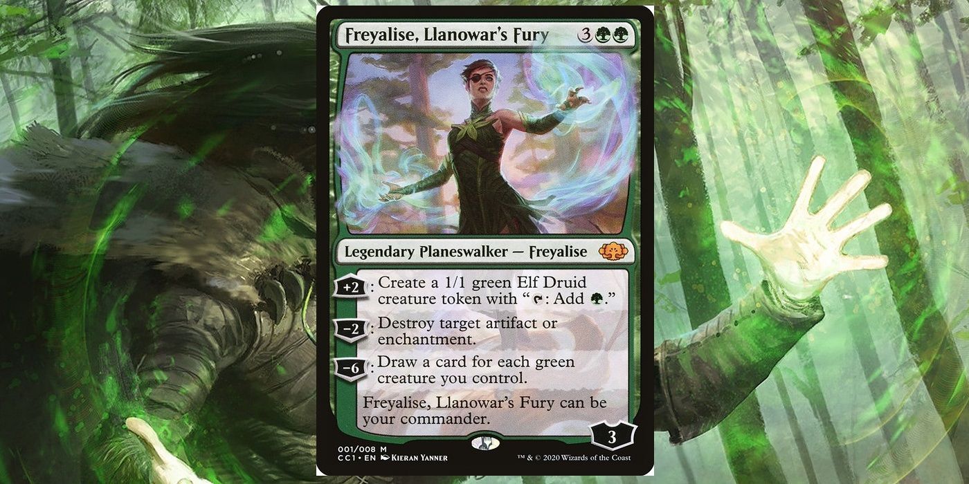 Freyalise planeswalker cartão mtg