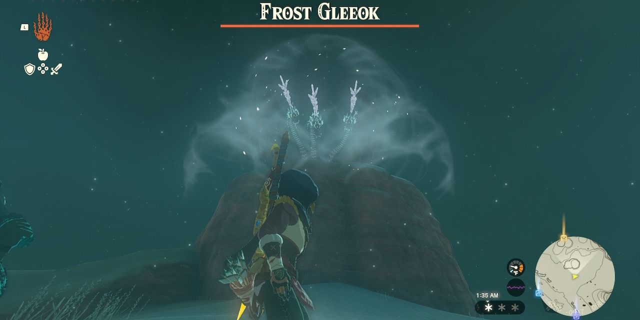 Frost Gleeok em The Legend of Zelda: Tears of the Kingdom 