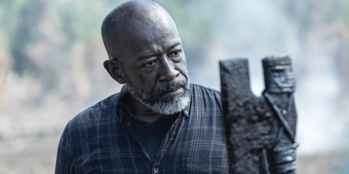 Morgan Jones com um machado em Fear the Walking Dead