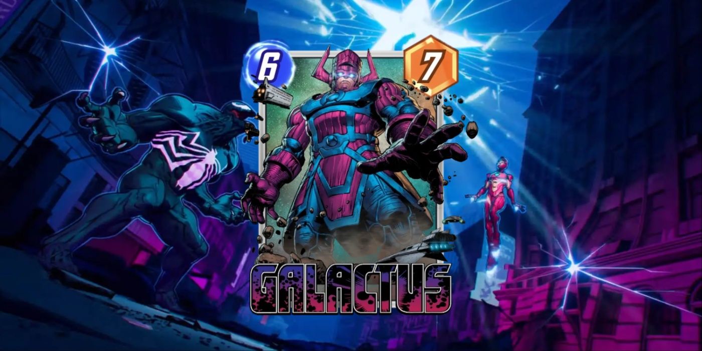 Cartão recém-nerfado de Galactus no Marvel Snap