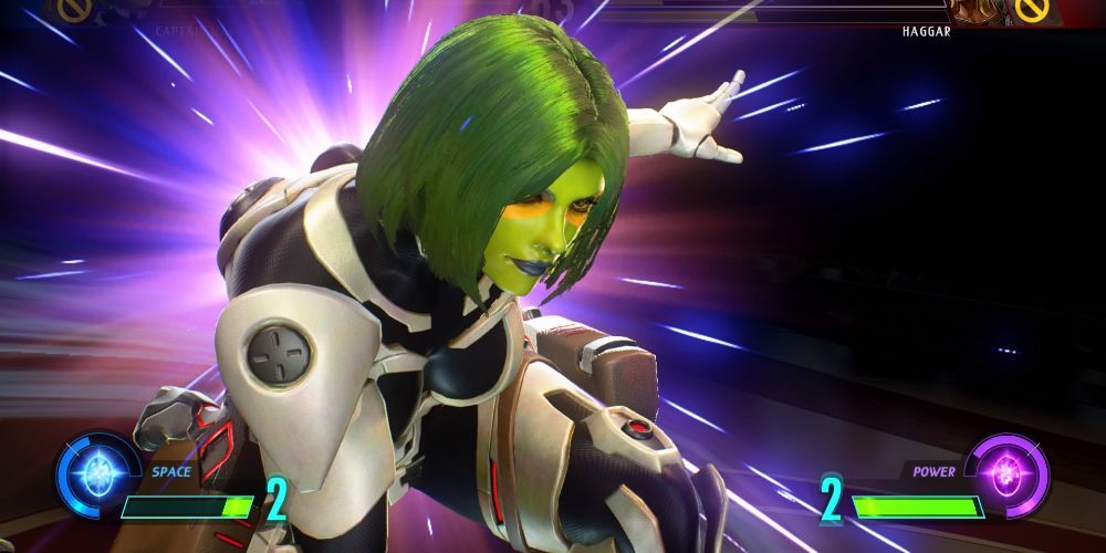 Gamora de Marvel vs.  Capcom Infinite