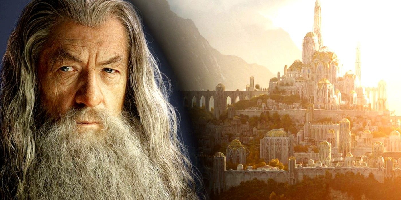 Gandalf In Front Of Valinor 