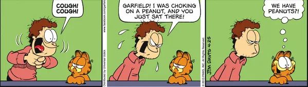 15 Funniest Garfield Comic Strips