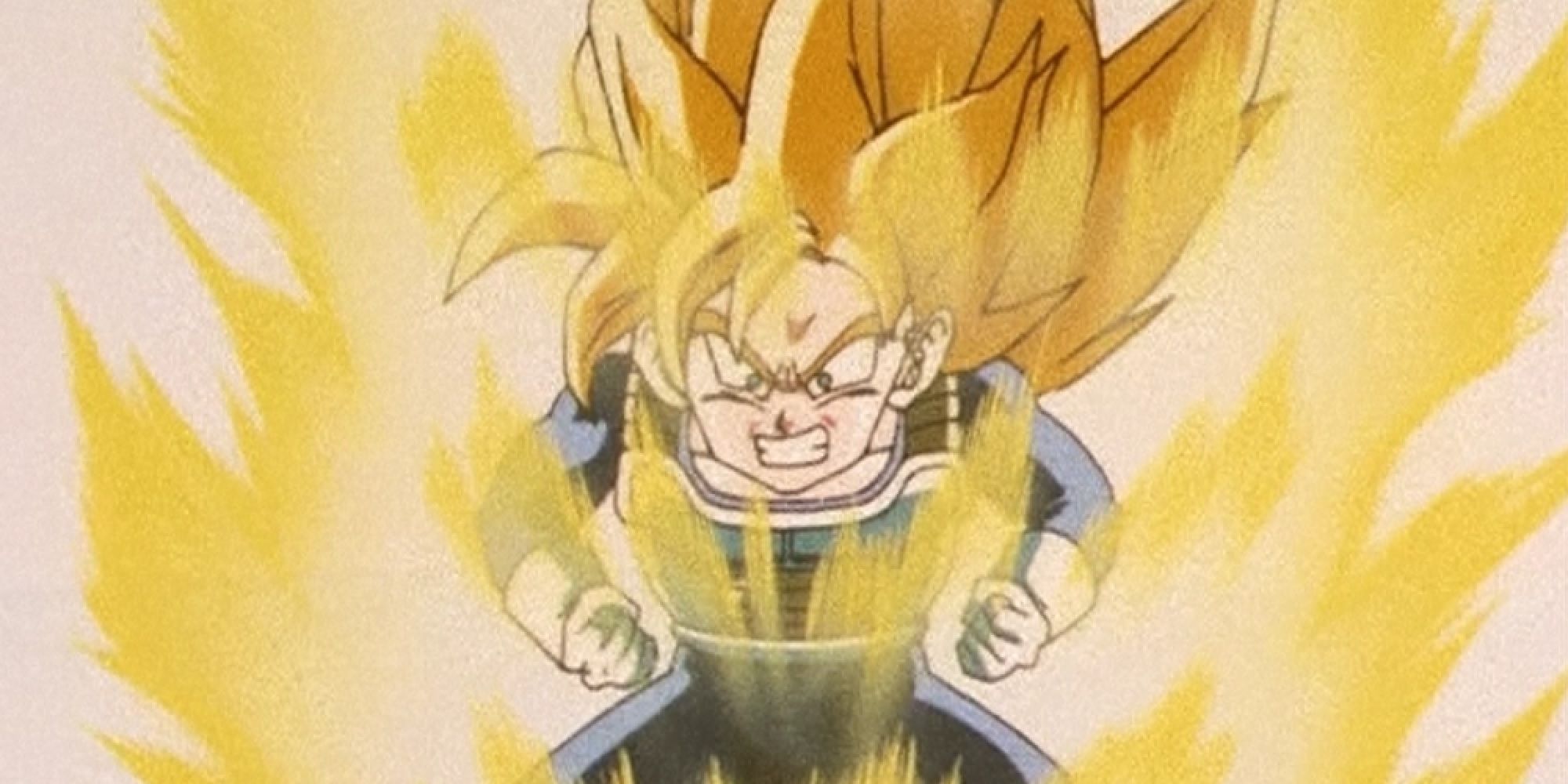 Gohan goes Super Saiyan for the first time in Dragon Ball Z