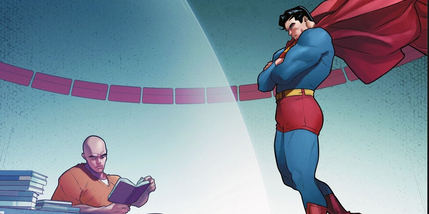 Lex Luthor tem encontro desconfortável com Superman na prisão na DC Comics