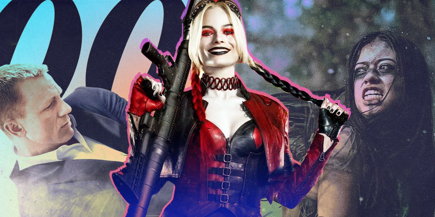 Harley Quinn wielding a RPG from Suicide Squad 2, 007 Skyfall, and Prey
