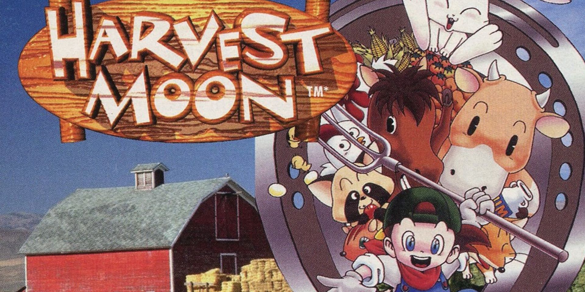 Arte da capa de Harvest Moon.