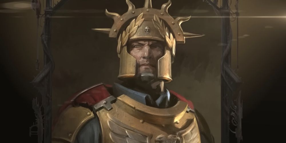 Senhor Comandante Solar Leontus Warhammer 40K imagem de retrato