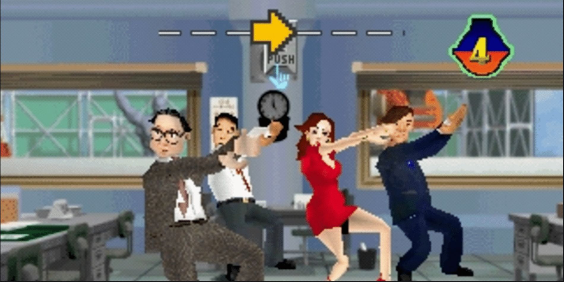 A família se envolve em uma missão de dança em Incredible Crisis do PlayStation