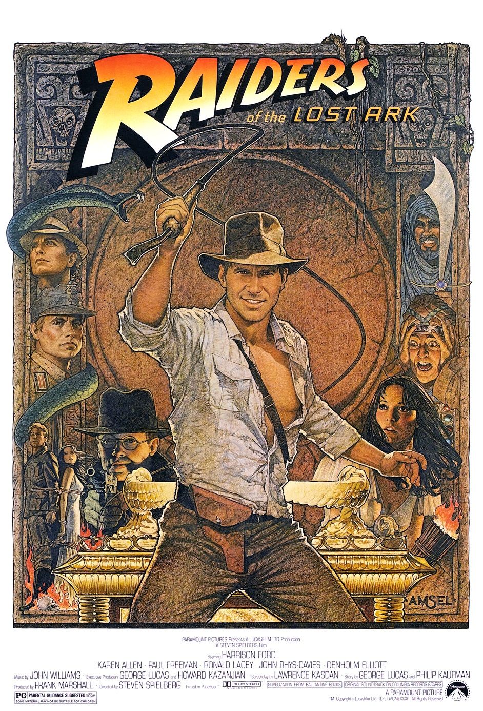 Pôster Indiana Jones e os Caçadores da Arca Perdida