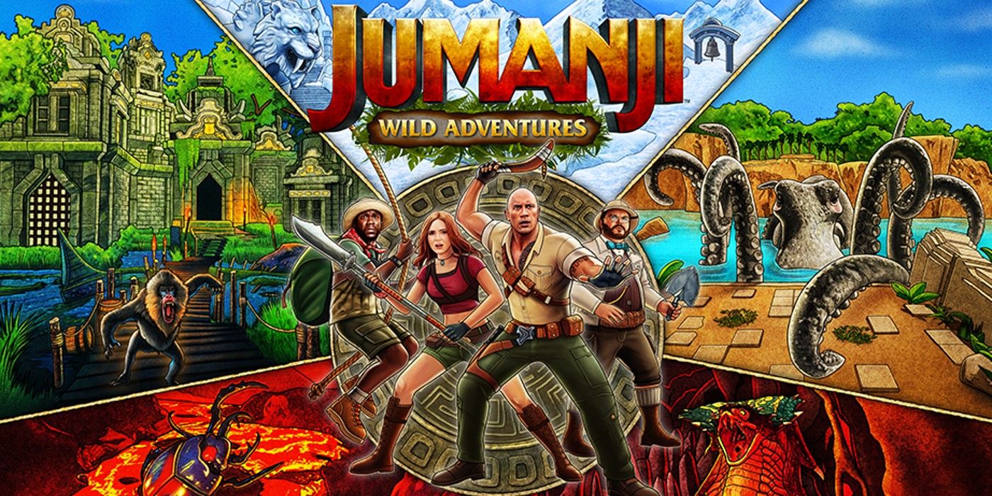 Key art for Jumanji: Wild Adventures. 