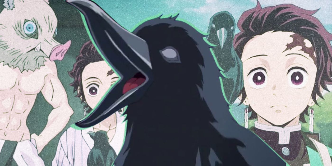Why doesn't Inosuke have a crow in Demon Slayer?