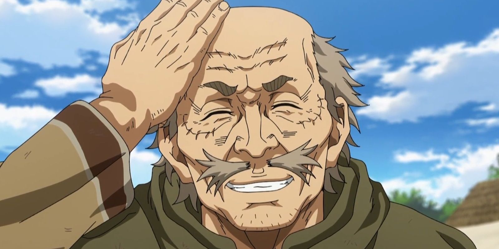 leif ericson is elderly in the vinland saga anime