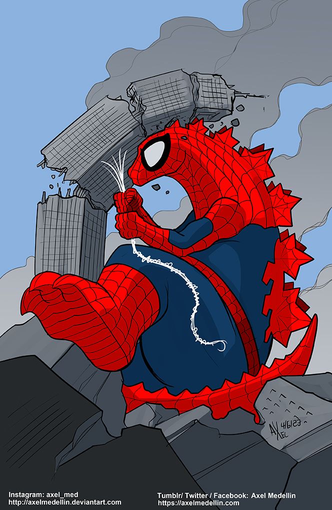 Spider-Godzilla está no Spider-Verse