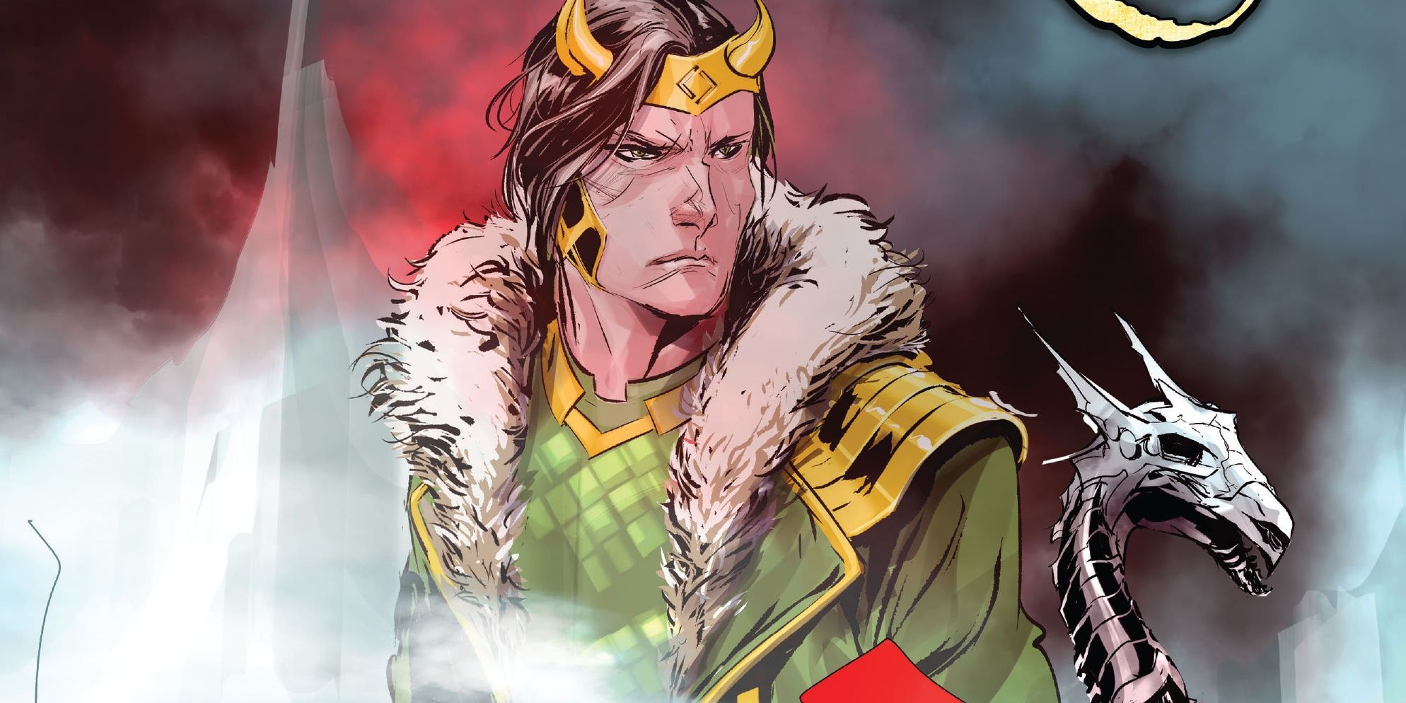Loki in Loki #1 cover staring to the side.