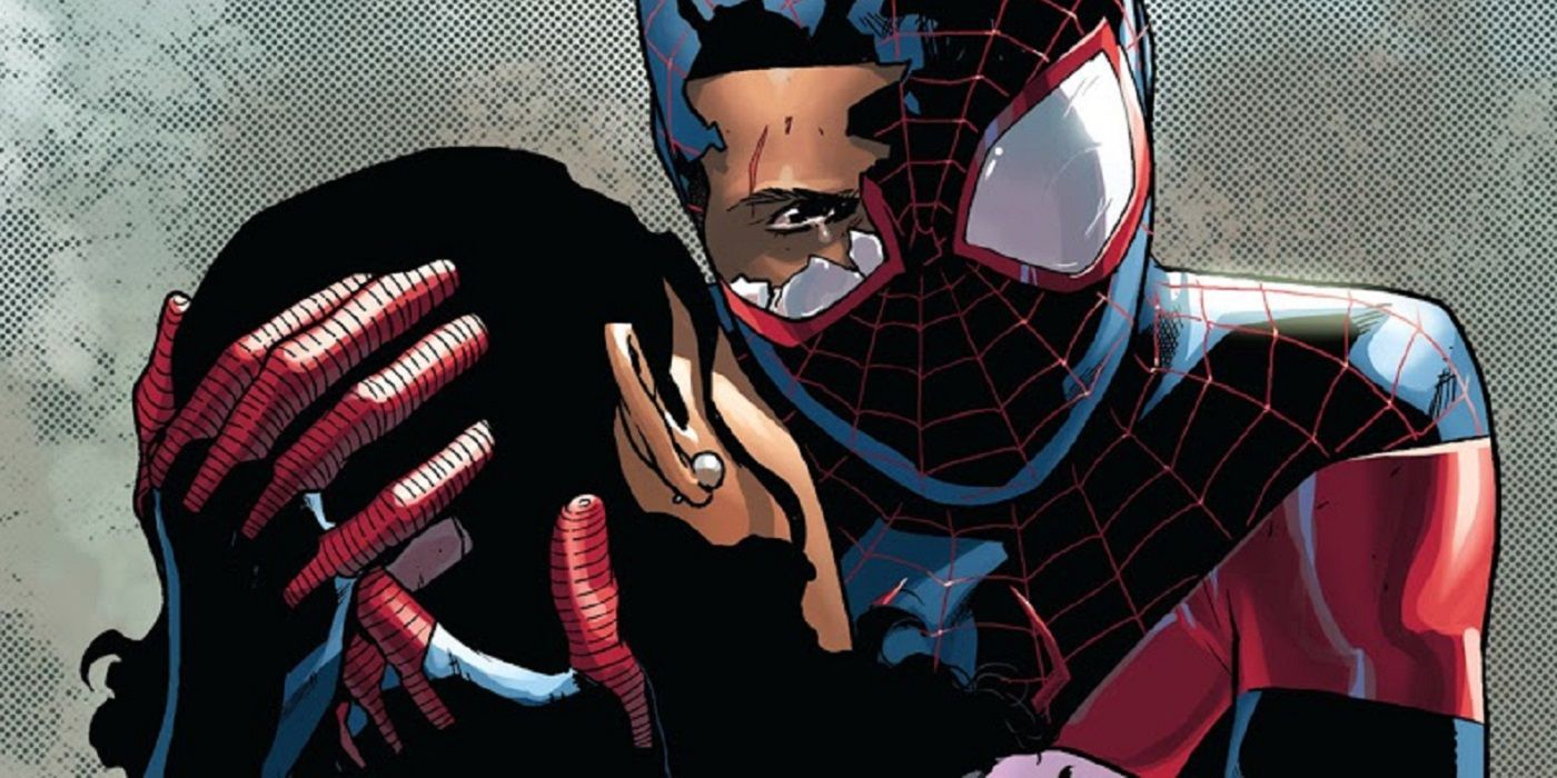 Miles Morales and his dying mother