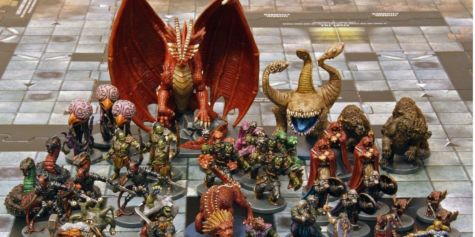 estatuetas de monstros para D&D