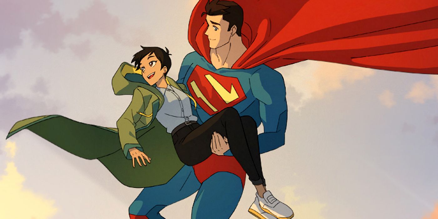 My Adventures With Superman key art with Superman and Lois.