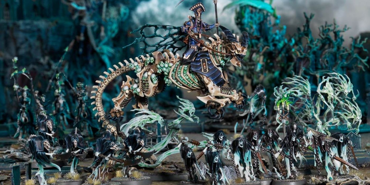 Exército em miniatura Nighthaunt em Warhammer