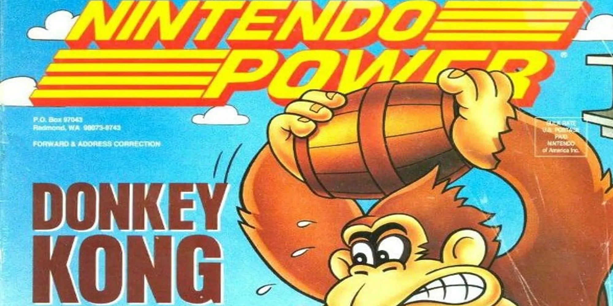 Nintendo Power capa com Donkey Kong