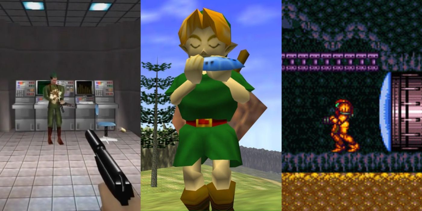 Best Nintendo games of the 1990s include GoldenEye 007, Ocarina of Time and Super Metroid
