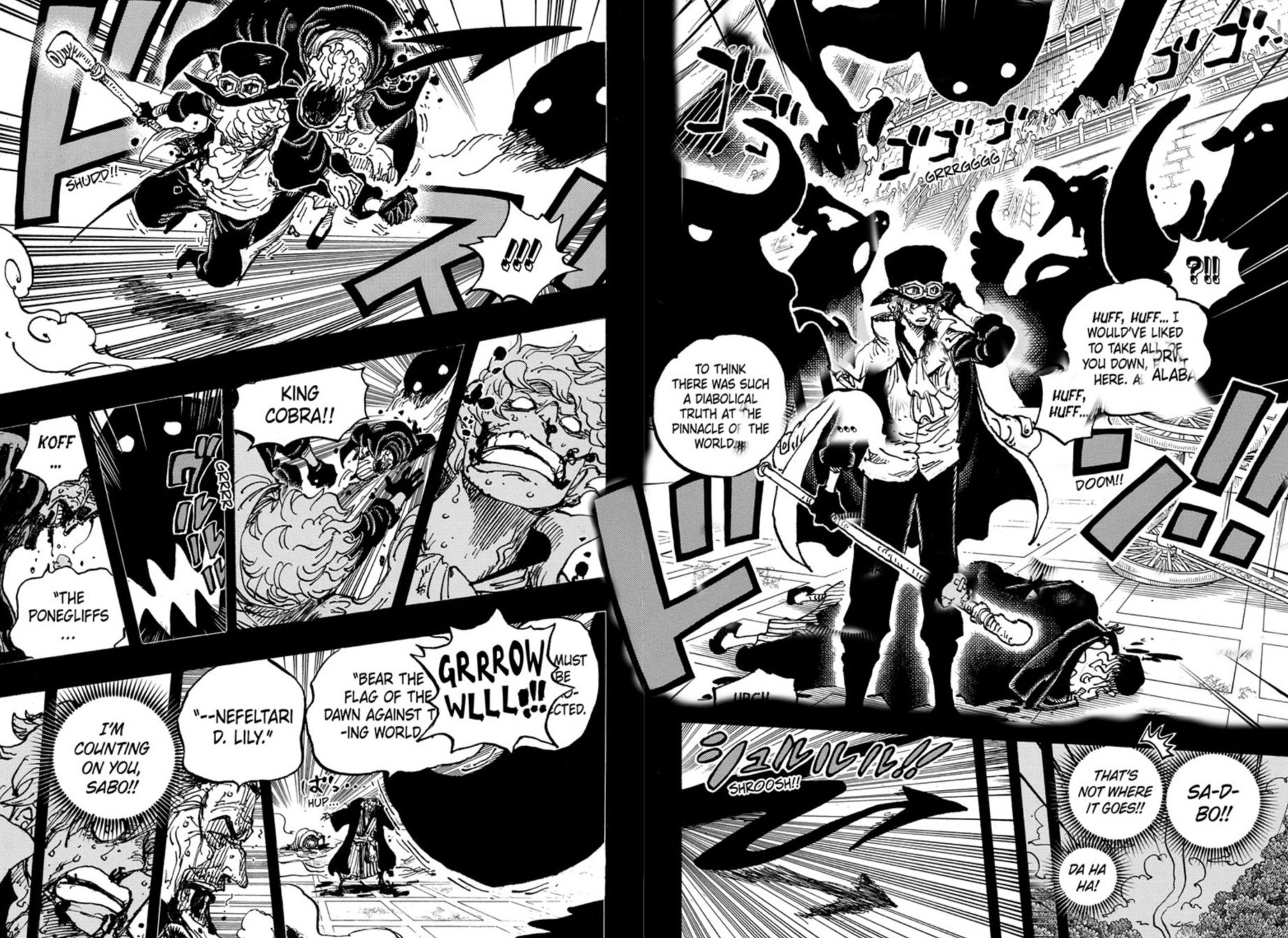 One Piece Chapter 1085 Pages 8, 11