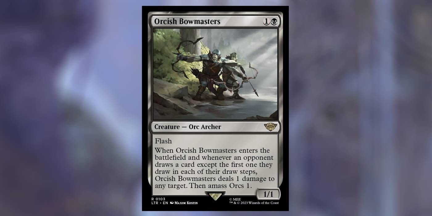 orcish bowmasters card with bakground