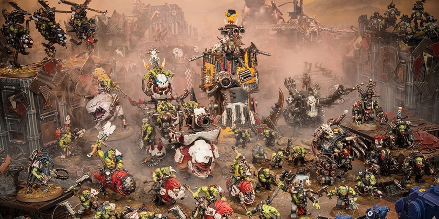 Exército em miniatura Ork em Warhammer