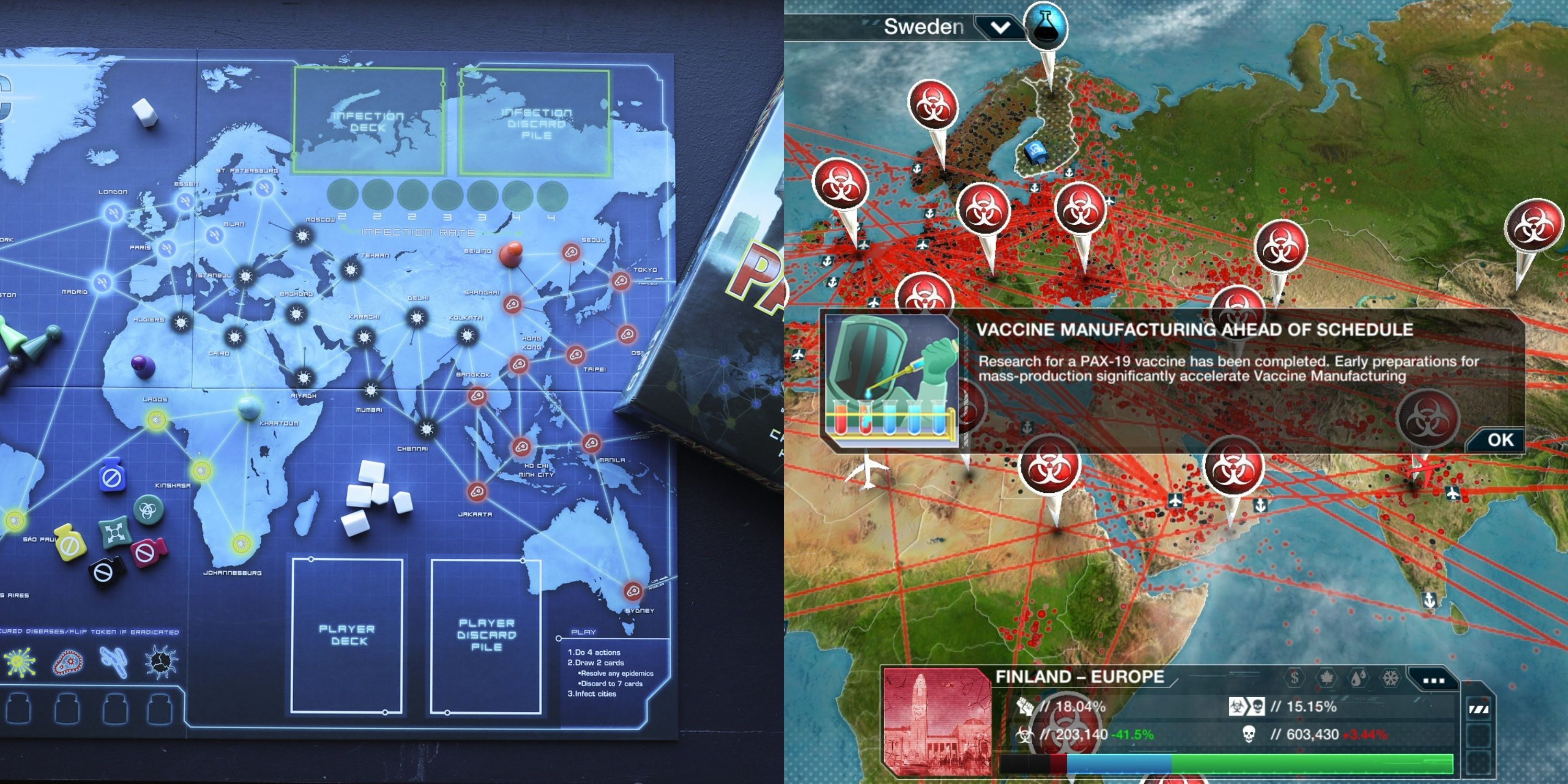 Pandemic and Plague Inc.