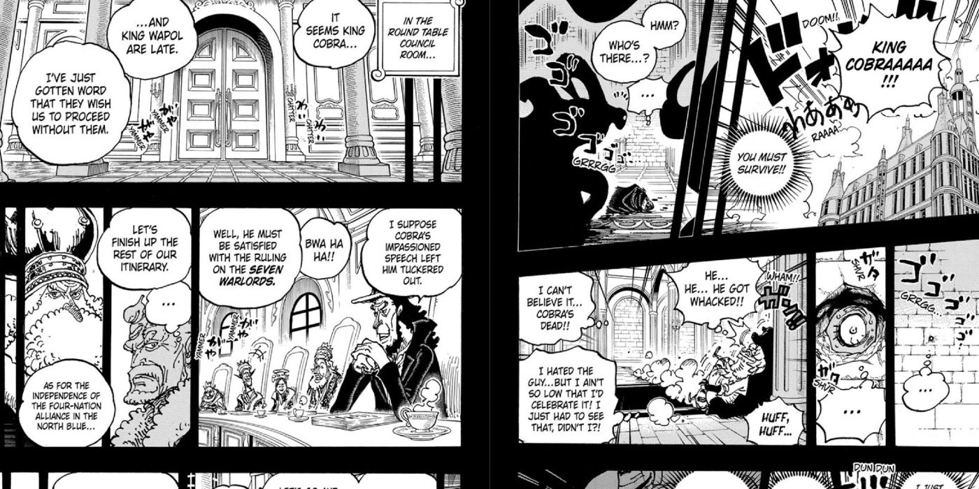 One Piece Chapter 1085 Recap & Spoilers: The Death of Nefeltari Cobra