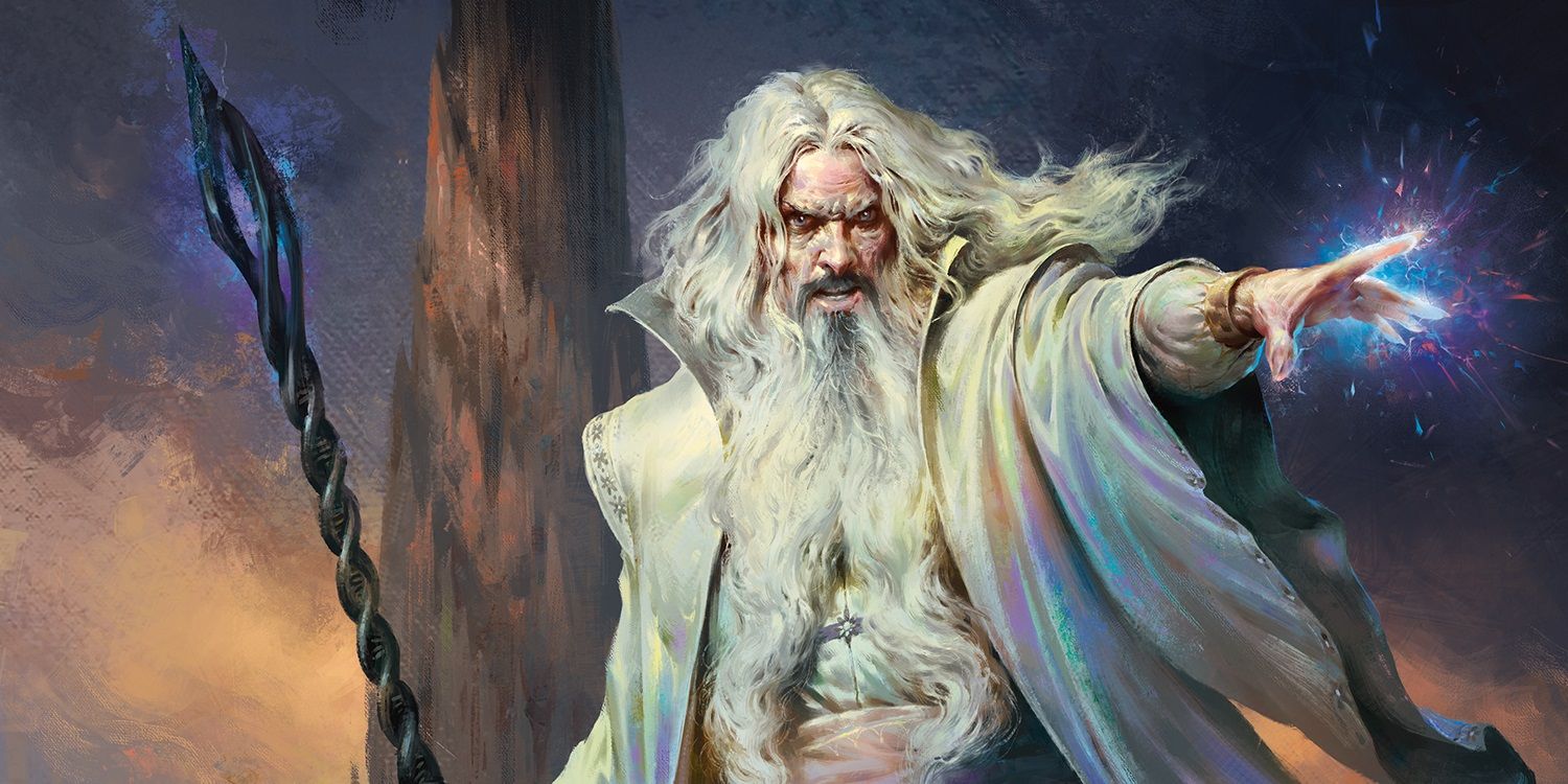 Arte da carta de Saruman em Magic The Lord of the Rings: Tales of Middle-earth