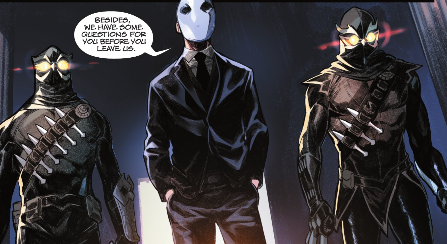 Court of Owls Member and two Talons in WildC.A.T.S #8
