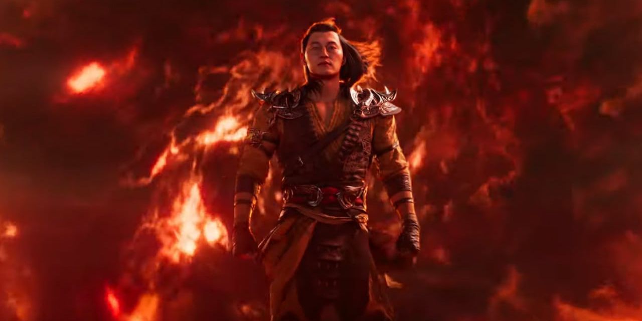 Shang Tsung exits a portal during the trailer for Mortal Kombat 1