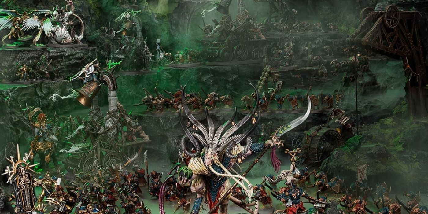 Exército em miniatura Skaven em Warhammer