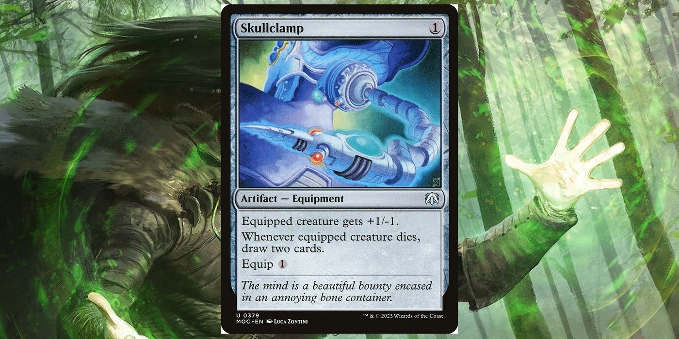 cartao mtg skullclamp