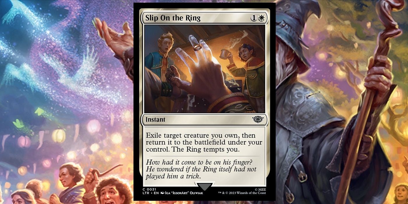 Slip On the Ring · The Lord of the Rings: Tales of Middle-earth (LTR) #31 ·  Scryfall Magic The Gathering Search