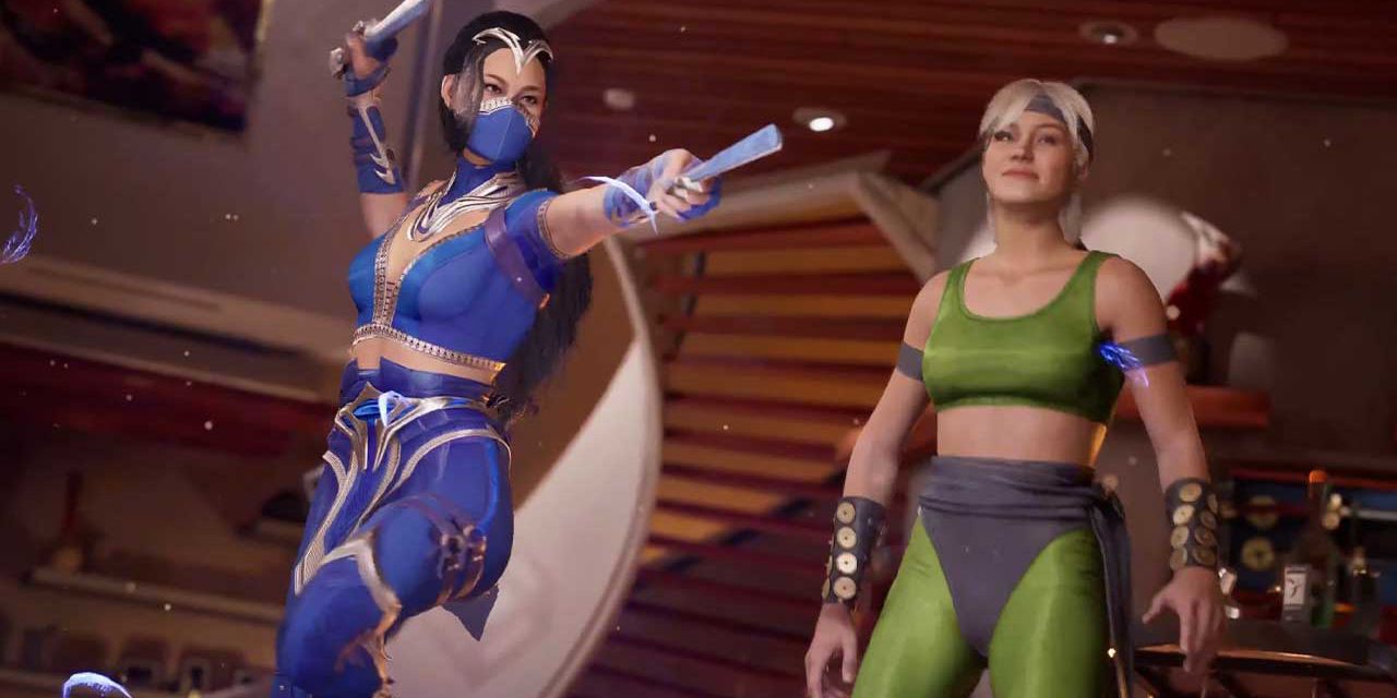 Sonya Blade junto a Kitana como Kameo en Mortal Kombat 1