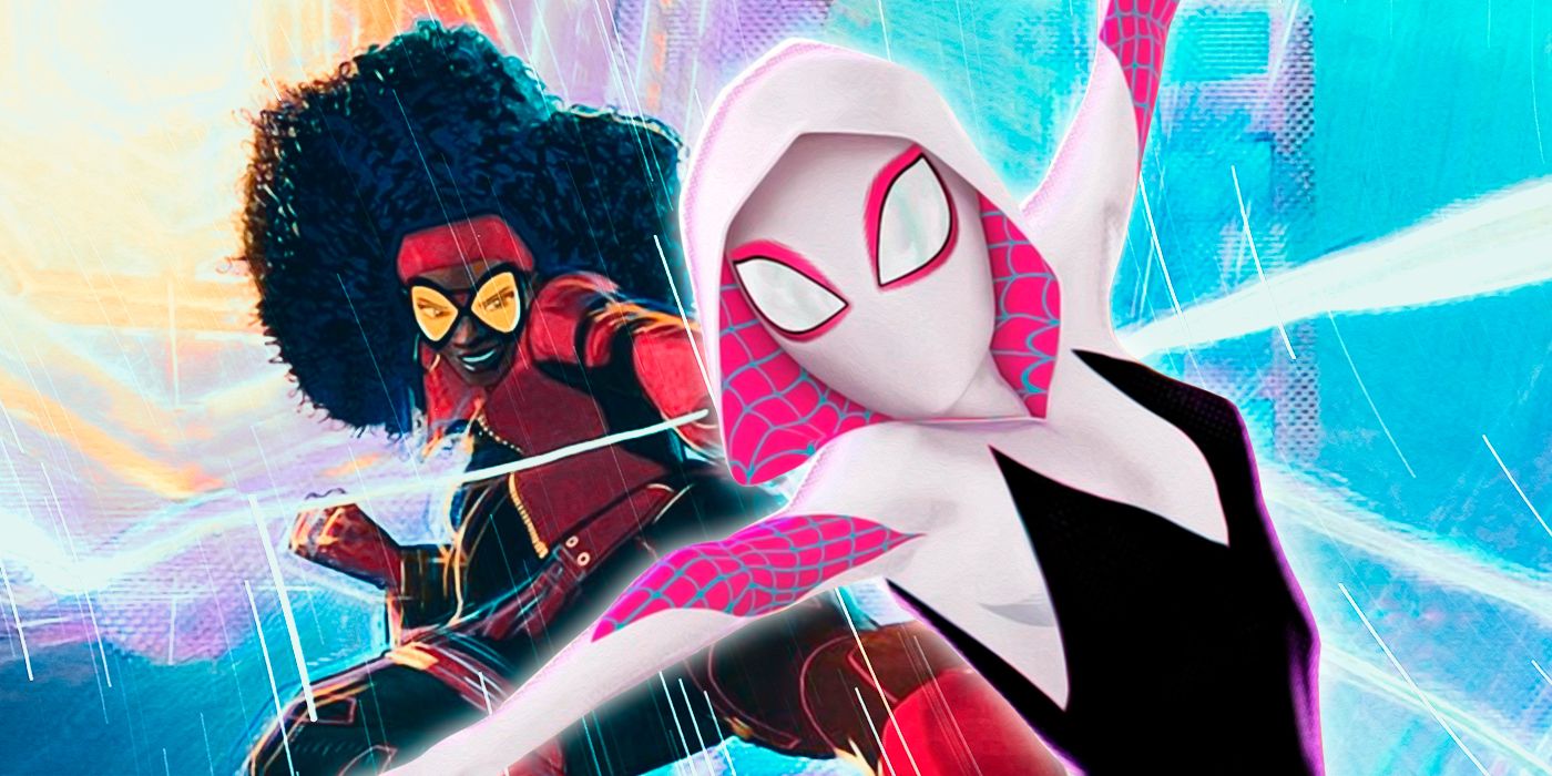 Across the Spider-Verse Gwen and Jessica Drew