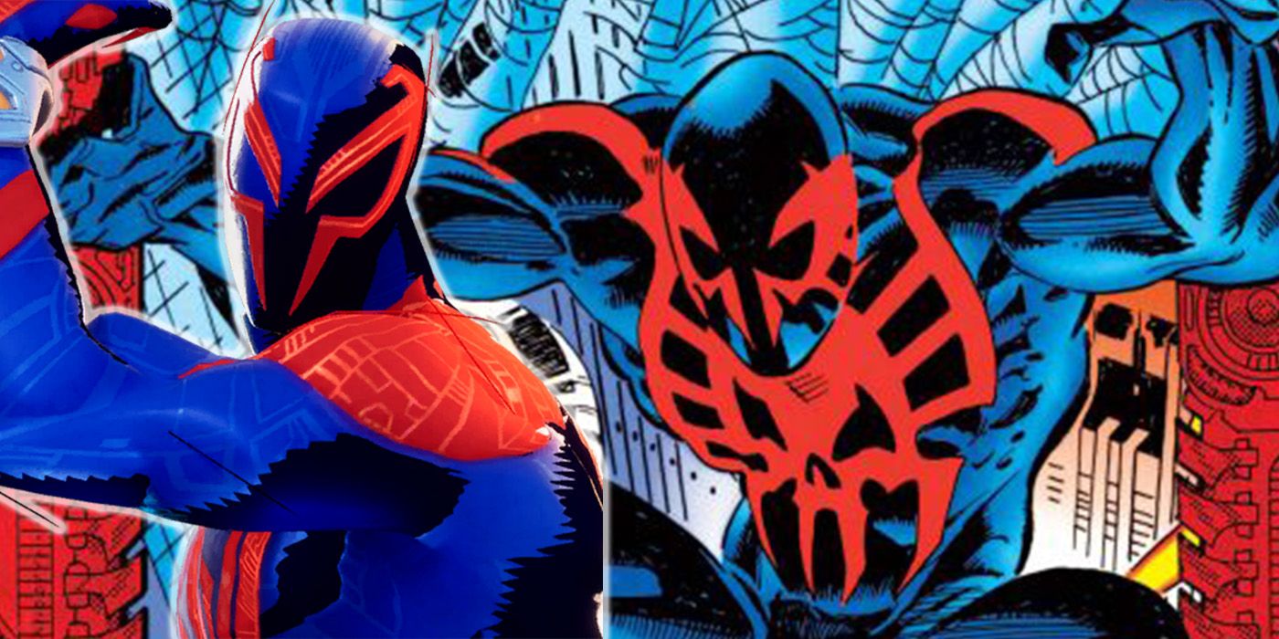 Homem-Aranha 2099 em sua primeira aparição em quadrinhos.