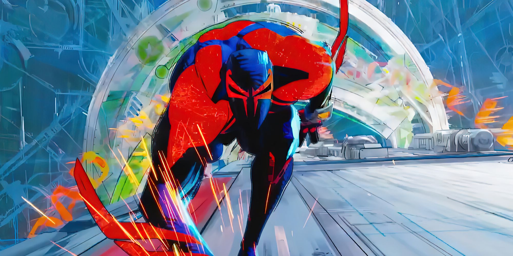 Across the SpiderVerse Concept Art Reveals Cut Spider Knight, Spider