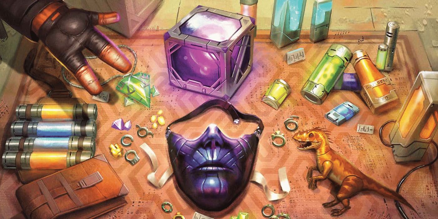 Magic Items for sale in a Galactic Market in Starfinder